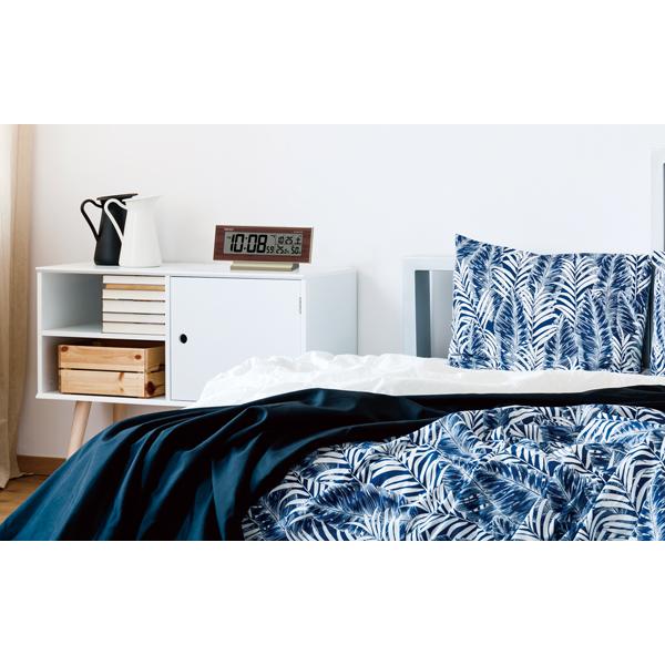 SEIKO(セイコー) 温湿度表示 置き時計 電波時計 目覚まし時計 SQ788B 商品画像5：生活家電 ディープライス