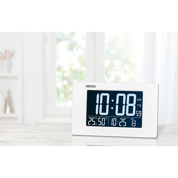 【お取り寄せ】SEIKO(セイコー) 交流式  掛置兼用時計 DL214W 商品画像5：生活家電 ディープライス