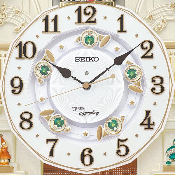 【お取り寄せ】SEIKO(セイコー) 電波掛時計 からくり時計 RE581B 商品画像3：生活家電 ディープライス
