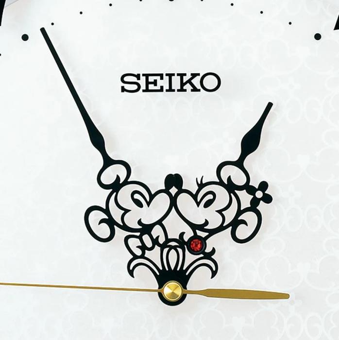 【お取り寄せ】SEIKO(セイコー) 電波クロック 掛時計 『大人ディズニー Kiss & Heartシリーズ』 FS513W 商品画像2：生活家電 ディープライス