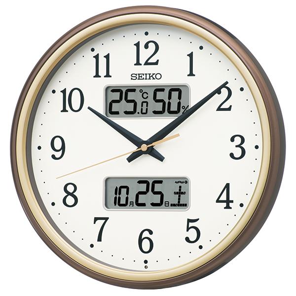 【お取り寄せ】SEIKO(セイコー) 電波クロック カレンダー、温度・湿度表示つ･･･