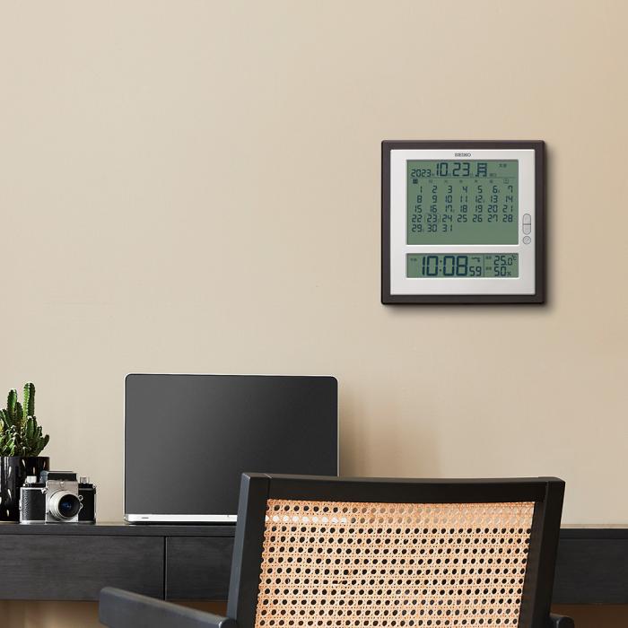 【お取り寄せ】SEIKO(セイコー) 月めくり 六曜表示 電波時計 壁掛時計 SQ450B 商品画像4：生活家電 ディープライス