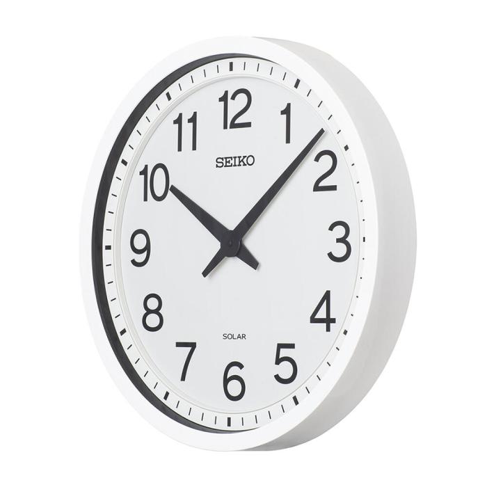 【お取り寄せ】SEIKO(セイコー) オフィスタイプ ソーラー電波掛時計 SF245W 商品画像2：生活家電 ディープライス