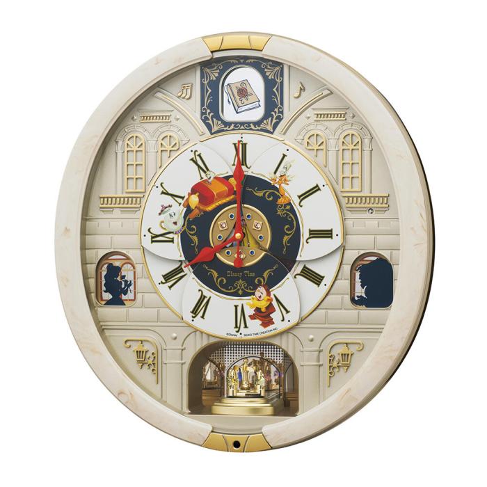 【お取り寄せ】SEIKO(セイコー) 壁掛時計 からくり時計 『ディズニー映画 美女と野獣』 FW591A 商品画像2：生活家電 ディープライス