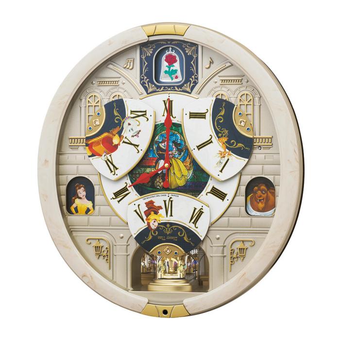 【お取り寄せ】SEIKO(セイコー) 壁掛時計 からくり時計 『ディズニー映画 美女と野獣』 FW591A 商品画像3：生活家電 ディープライス