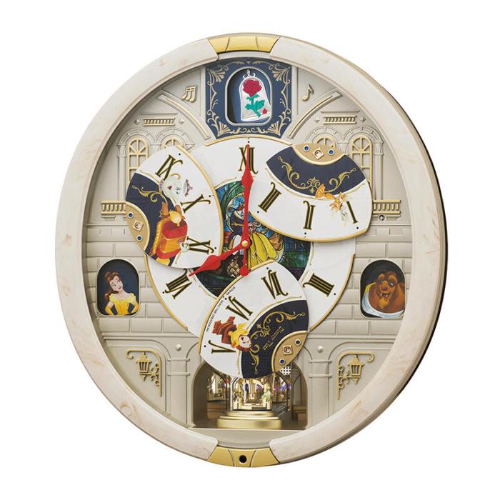 【お取り寄せ】SEIKO(セイコー) 壁掛時計 からくり時計 『ディズニー映画 美女と野獣』 FW591A 商品画像4：生活家電 ディープライス
