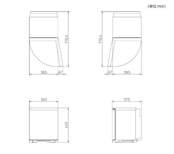 【お取り寄せ】MITSUBISHI(三菱電機) 右開き ペルチェ方式 右開きタイプ 電子冷蔵庫 『GRAN PELTIER(グラン・ペルチェ)』 RD-203-M (ダークブラウン(扉は木目調)) 商品画像2：生活家電 ディープライス