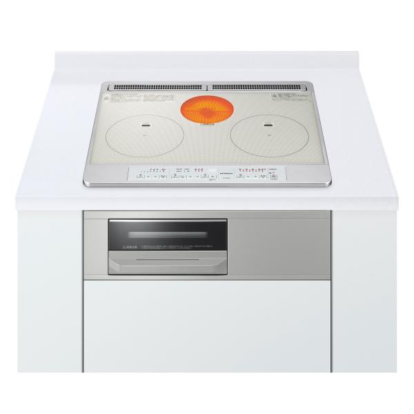 HITACHI(日立) 単相200V 2口IH+ラジエントヒーター 鉄・ステンレス対応 ビル･･･