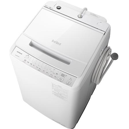 【時間指定不可】HITACHI(日立) 洗濯・脱水容量 8kg 全自動洗濯機 『ビートウ･･･