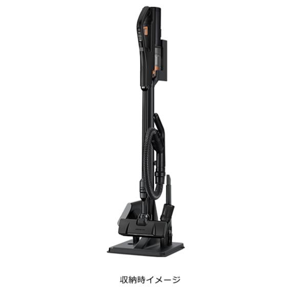 HITACHI(日立) コードレス式 日本製 スティッククリーナー 『パワーブーストサイクロン』 PV-BH900SL-K (サテンブラック) 商品画像2：生活家電 ディープライス