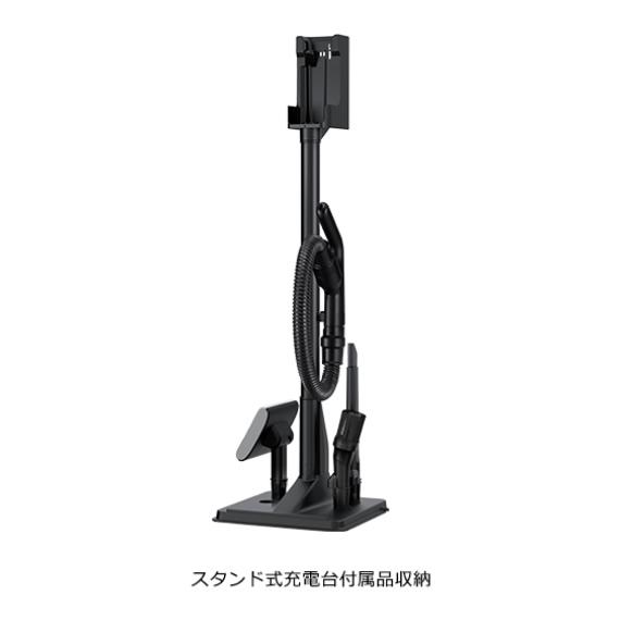 HITACHI(日立) コードレス式 日本製 スティッククリーナー 『パワーブーストサイクロン』 PV-BH900SL-K (サテンブラック) 商品画像4：生活家電 ディープライス