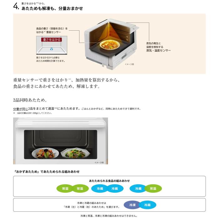 HITACHI(日立) 31L 過熱水蒸気オーブンレンジ 『ヘルシーシェフ』 MRO-S8C-K (ブラック) 商品画像5：生活家電 ディープライス