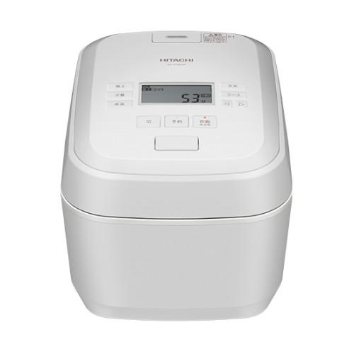 HITACHI(日立) 5.5合炊き IHジャー炊飯器 『圧力＆スチーム ふっくら御膳』 RZ-V100JM-W (フロストホワイト) 商品画像2：生活家電 ディープライス