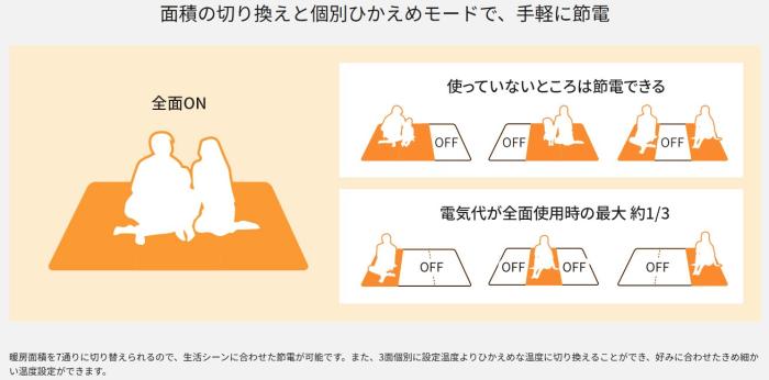 Panasonic(パナソニック) セットタイプ 2畳相当 着せ替えカーペット 『HAシリーズ』 DC-2HAC1-C (ベージュ) 商品画像4：生活家電 ディープライス