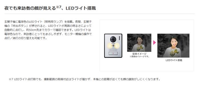 Panasonic(パナソニック) ワイヤレステレビドアホン VS-SGE20LA 商品画像4：生活家電 ディープライス
