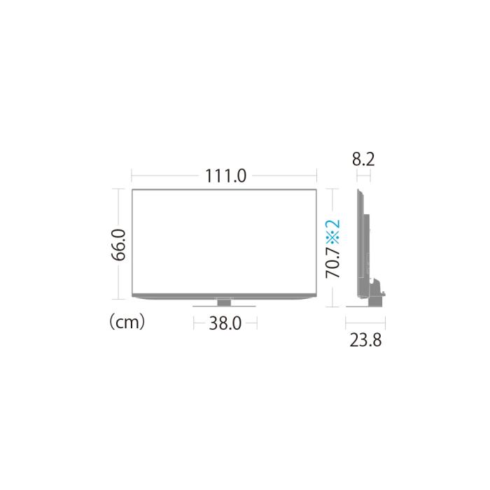 【時間指定不可】SHARP(シャープ) 50V型 4K対応 量子ドット/mini LEDテレビ 液晶テレビ 『AQUOS XLED GP2ライン』 4T-C50GP2 商品画像4：生活家電 ディープライス