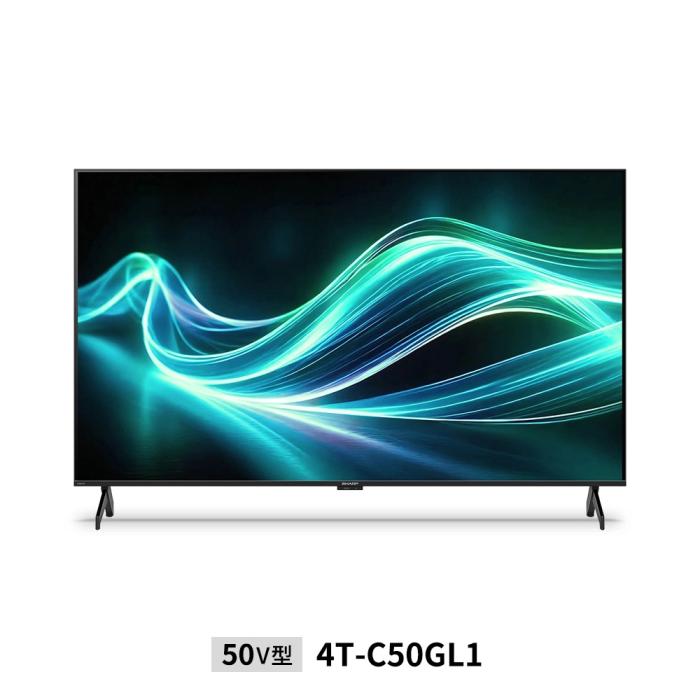 【時間指定不可】SHARP(シャープ) 50V型 4K液晶テレビ 『AQUOS(アクオス) GL1ライン』 4T-C50GL1 商品画像2：生活家電 ディープライス