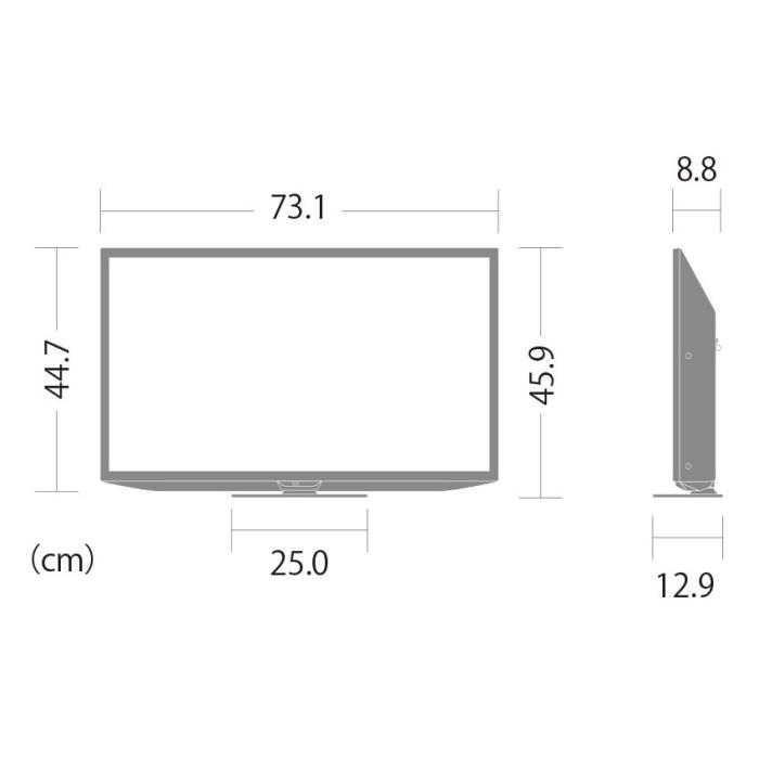 SHARP(シャープ) 32V型 液晶テレビ 『AQUOS GE1ライン』 2T-C32GE1 商品画像4：生活家電 ディープライス