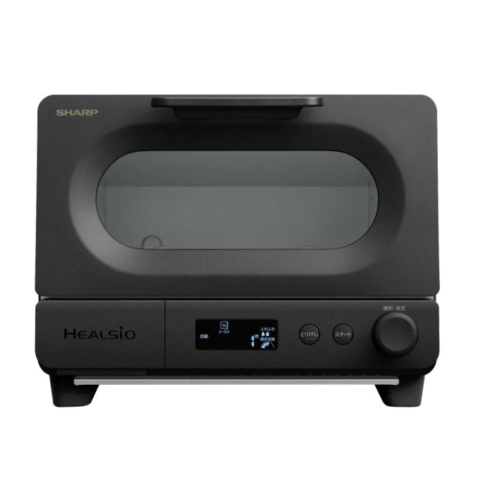 SHARP(シャープ) ウォーターオーブントースター 『ヘルシオトースター』 AX-WT1-B (ブラック) 商品画像2：生活家電 ディープライス