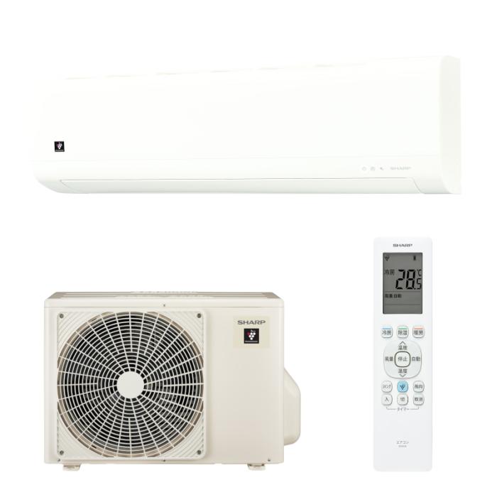 SHARP(シャープ) 2.2kW 主に6畳用 プラズマクラスター7000搭載 ルームエアコン 『DHシリーズ』 AY-T22DH-W 商品画像2：生活家電 ディープライス