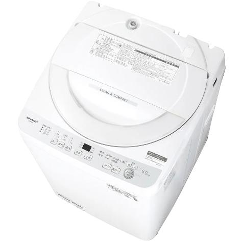 【時間指定不可】SHARP(シャープ) 洗濯・脱水容量6kg 全自動洗濯機 『穴なし･･･