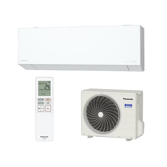 Panasonic(パナソニック) 2.5kW 主に8畳用 ルームエアコン 『Eolia(エオリア) EXシリーズ』 CS-256DEX-W (クリスタルホワイト＜マット調＞)：生活家電 ディープライス