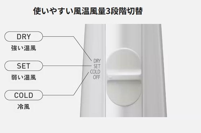 Panasonic(パナソニック) くるくるドライヤー 『ionity(イオニティ)』 EH-KE4N-H (モダングレー) 商品画像5：生活家電 ディープライス