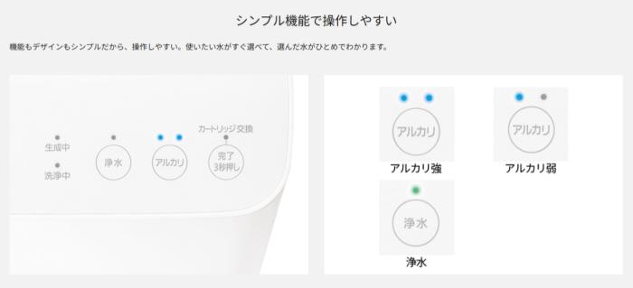 Panasonic(パナソニック) アルカリイオン整水器 TK-AS32-W (ホワイト) 商品画像6：生活家電 ディープライス