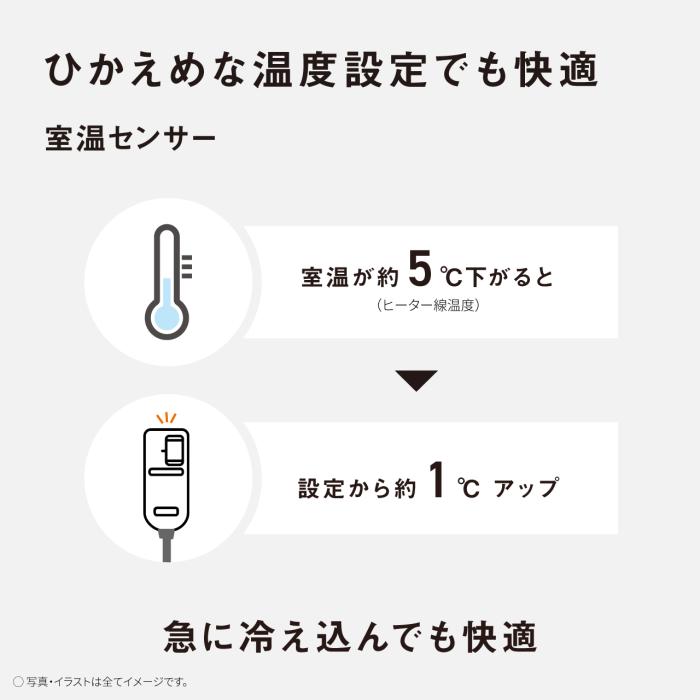 Panasonic(パナソニック) シングルMサイズ 電気かけしき毛布 DB-RM4M-C (ベージュ) 商品画像5：生活家電 ディープライス
