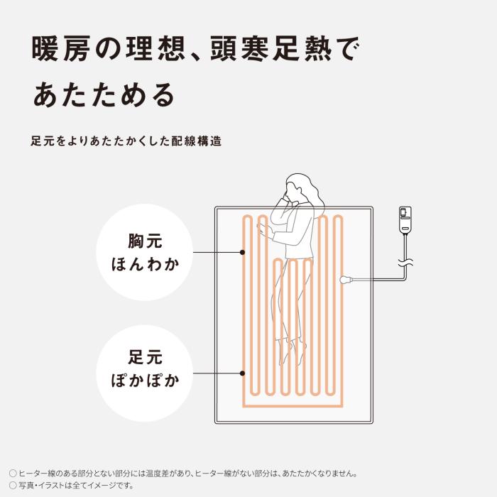 Panasonic(パナソニック) シングルMサイズ 電気かけしき毛布 DB-RC41M-C (ベージュ) 商品画像7：生活家電 ディープライス