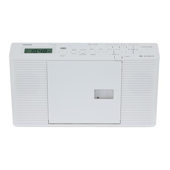 TOSHIBA(東芝) 英語音質モード CDラジオ 『AUREX』 TY-C270-W (ホワイト) 商品画像2：生活家電 ディープライス