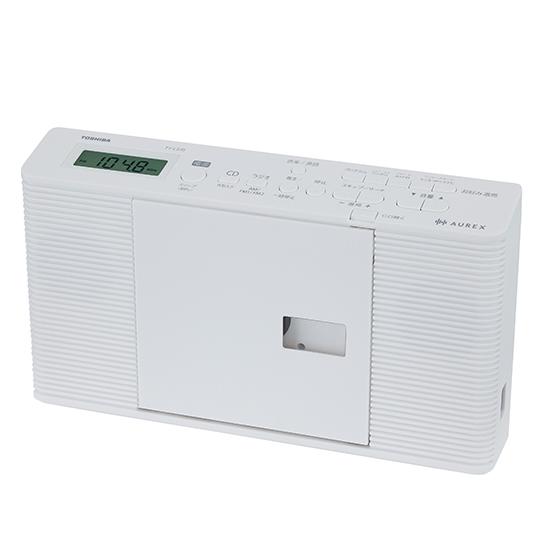 TOSHIBA(東芝) 英語音質モード CDラジオ 『AUREX』 TY-C270-W (ホワイト) 商品画像3：生活家電 ディープライス