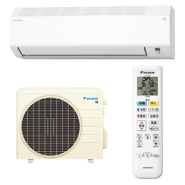 DAIKIN(ダイキン) 2.8kW 主に10畳用 ルームエアコン 『Eシリーズ』 S285ATES-･･･