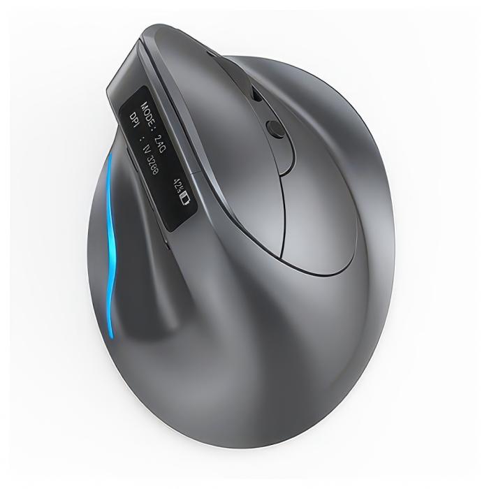 エアリア LCDディスプレイ搭載 Bluetooth/2.4GHz DPI4段階切替 充電式 エルゴ･･･