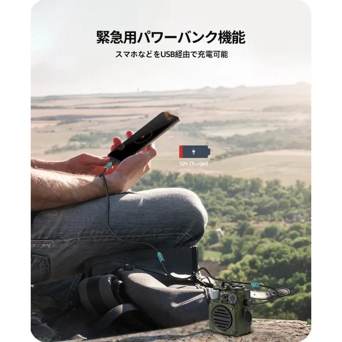 MUZEN(ミューゼン) Wild Mini 第3世代 Bluetoothスピーカー  MW-PVXI3G (ジャングルグリーン) 商品画像8：生活家電 ディープライス