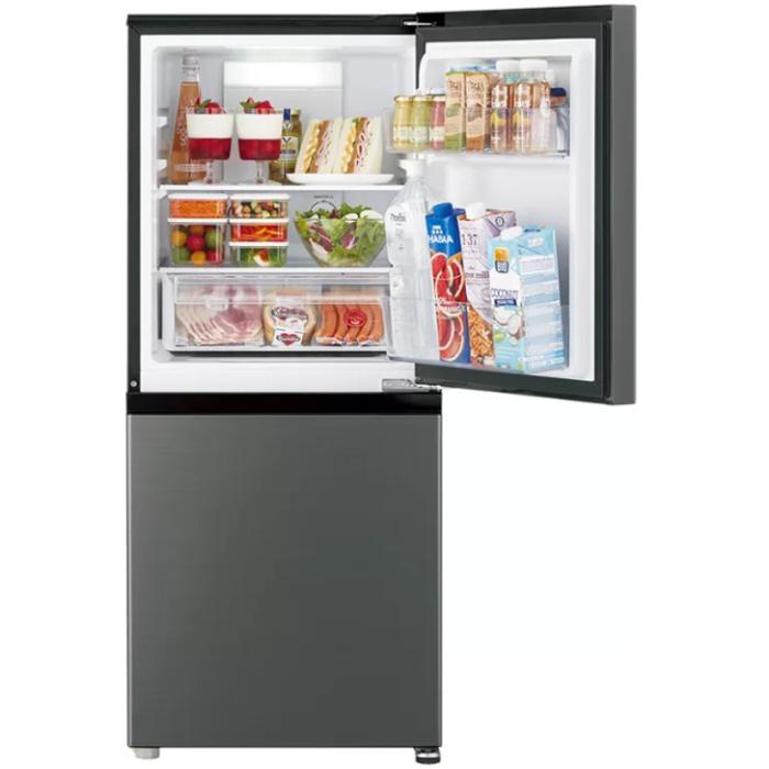 【時間指定不可】AQUA(アクア) 右開き 2ドア 139L 冷凍冷蔵庫 『SIMPLE＋』 AQR-14A-DS (ダークシルバー) 商品画像2：生活家電 ディープライス