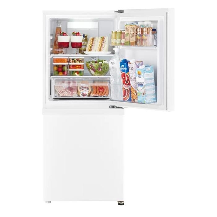 【時間指定不可】AQUA(アクア) 右開き 2ドア 139L 冷凍冷蔵庫 『SIMPLE＋』 AQR-14A-W (オフホワイト) 商品画像2：生活家電 ディープライス