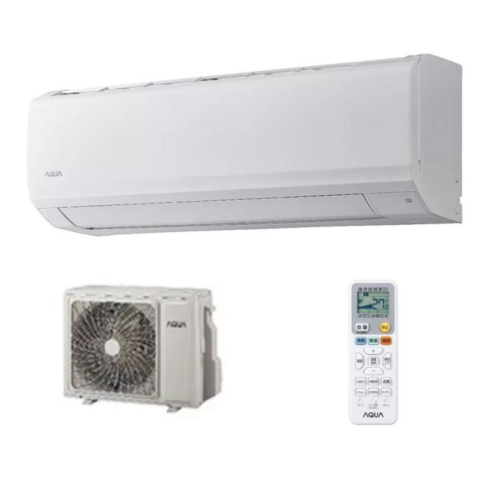 AQUA(アクア) 2.5kW 主に8畳用 ルームエアコン AQA-JS256A-W (ホワイト)