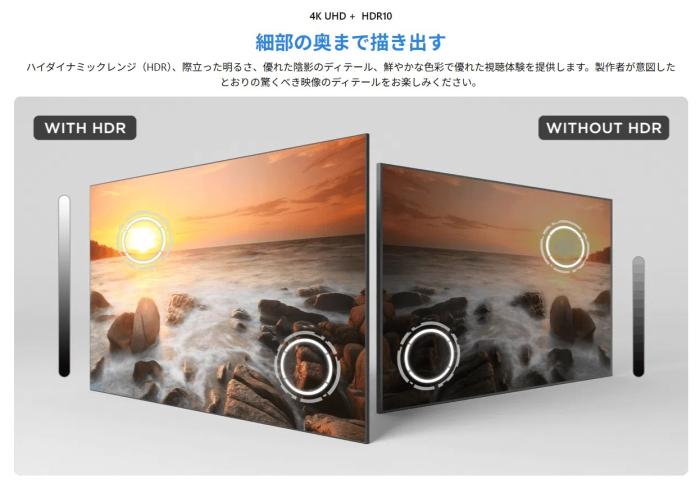 【日付・時間指定不可】TCL 55V型 BS・CS 4Kチューナー内蔵 4K液晶テレビ 『P6Kシリーズ』 55P6K 商品画像3：生活家電 ディープライス