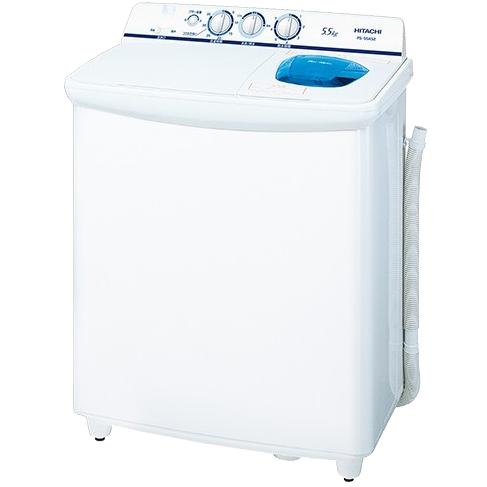 【時間指定不可】HITACHI(日立) 洗濯・脱水容量5.5kg 2槽式洗濯機 『青空』 P･･･