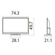 MITSUBISHI(三菱電機) 32V型 液晶テレビ 『REAL(リアル) LB8シリーズ』 LCD-32LB8 商品画像3：生活家電 ディープライス