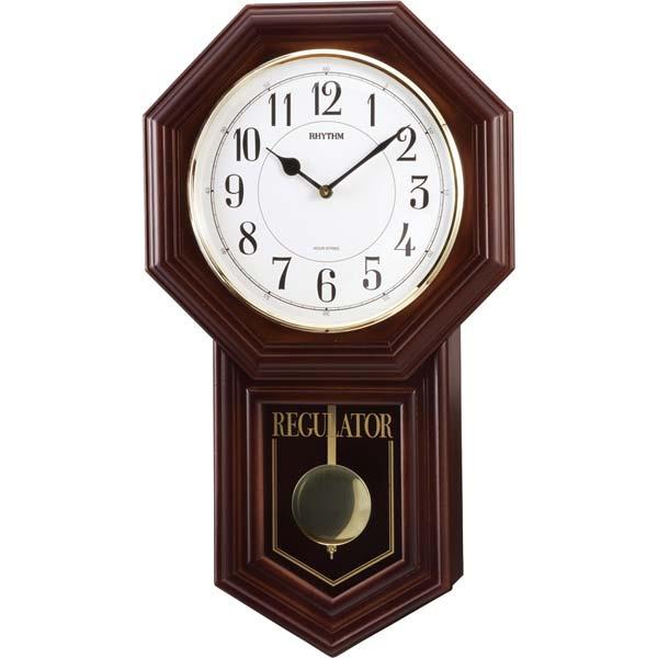 【お取り寄せ】リズム時計 クオーツ柱時計 『ベングラーＲ』 4MJA03RH06