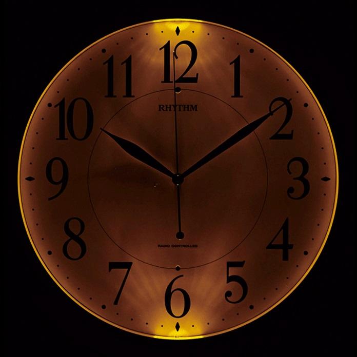 【お取り寄せ】リズム時計 電波掛時計 『ピュアライトM26』 4MYA26SR19 商品画像3：生活家電 ディープライス