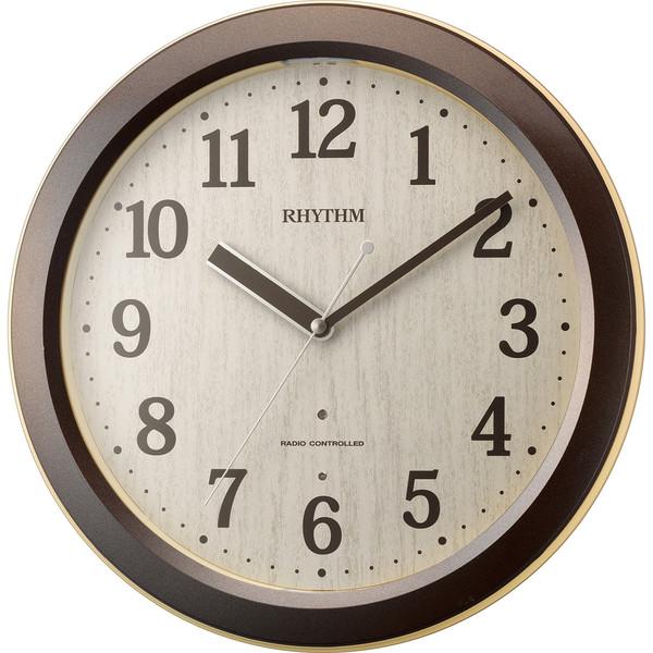 【お取り寄せ】リズム時計 電波掛時計 『ピュアライトＭ３３』 4MYA33SR06 商品画像2：生活家電 ディープライス