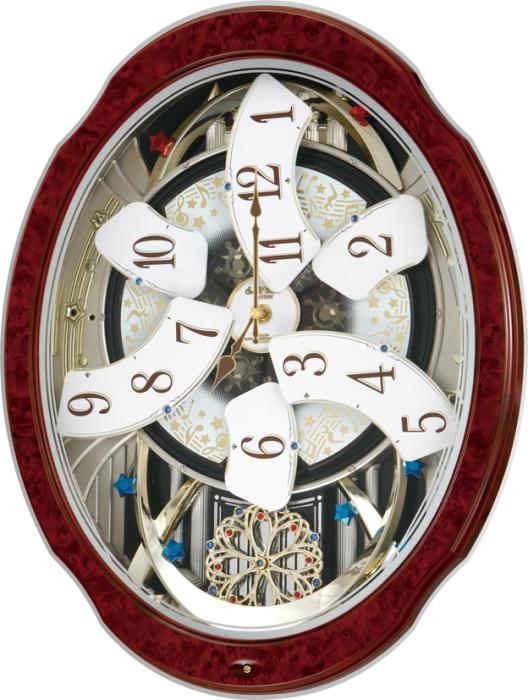 RHYTHM(リズム) スモールワールドブルームGO(ギフトオリジナル) 電波からくり時計 4MN499AZ23 商品画像3：生活家電 ディープライス