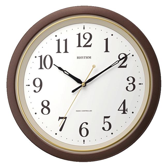 RHYTHM(リズム) 電波掛け時計 『フィットウェーブ564』 8MY564SR06