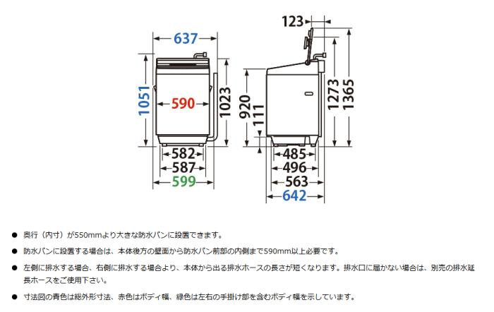 【代引不可】【日付・時間指定不可】TOSHIBA(東芝) 洗濯・脱水容量:12kg 全自動洗濯機 『ZABOON』 AW-12DP4-W (グランホワイト) 商品画像3：生活家電 ディープライス