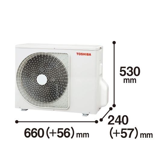 TOSHIBA(東芝) 2.2kW 主に6畳 エアコン 『U-Mシリーズ』 RAS-U221M-W (ホワイト) 商品画像2：生活家電 ディープライス