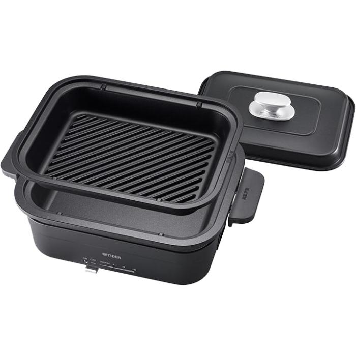 TIGER(タイガー) プレート2枚 ホットプレート CRL-A201-KI (アイアンブラック･･･