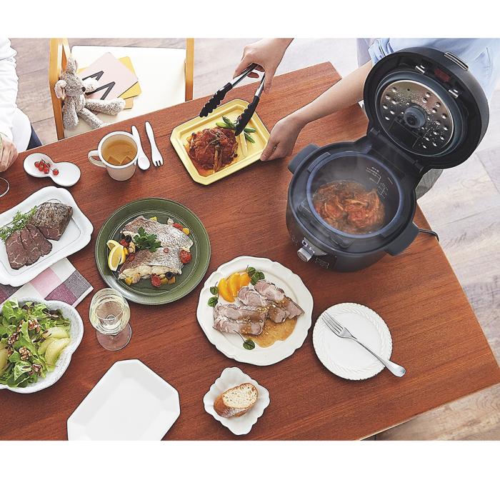 TIGER(タイガー) 1.2～1.4L 白米(約)3合 電気圧力鍋 『TIGER COOKPOT（タイガークックポット）』 COK-A220-WM (マットホワイト) 商品画像6：生活家電 ディープライス